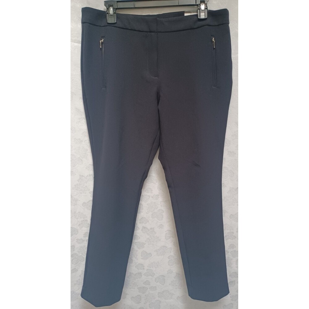 WORTHINGTON WOMENS ANKLE DRESS PANTS BLACK SIZE 12 NWT